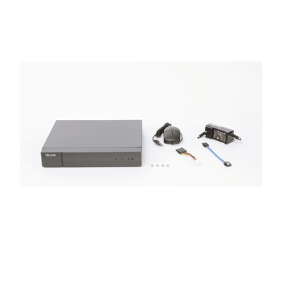 DVR  4 Canales TurboHD + 4 Canales IP / 8 Megapíxel (4K) / Audio por Coaxitron / ACUSENSE Lite / 1 Bahía de Disco Duro / H.265+ / Salida en Full HD