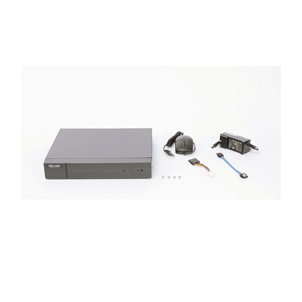 DVR  16 Canales TurboHD + 16 Canales IP / 8 Megapíxel (4K) / Audio por Coaxitron / ACUSENSE Lite / 2 Bahías de Disco Duro / H.265+ / Salida en Video en 4K