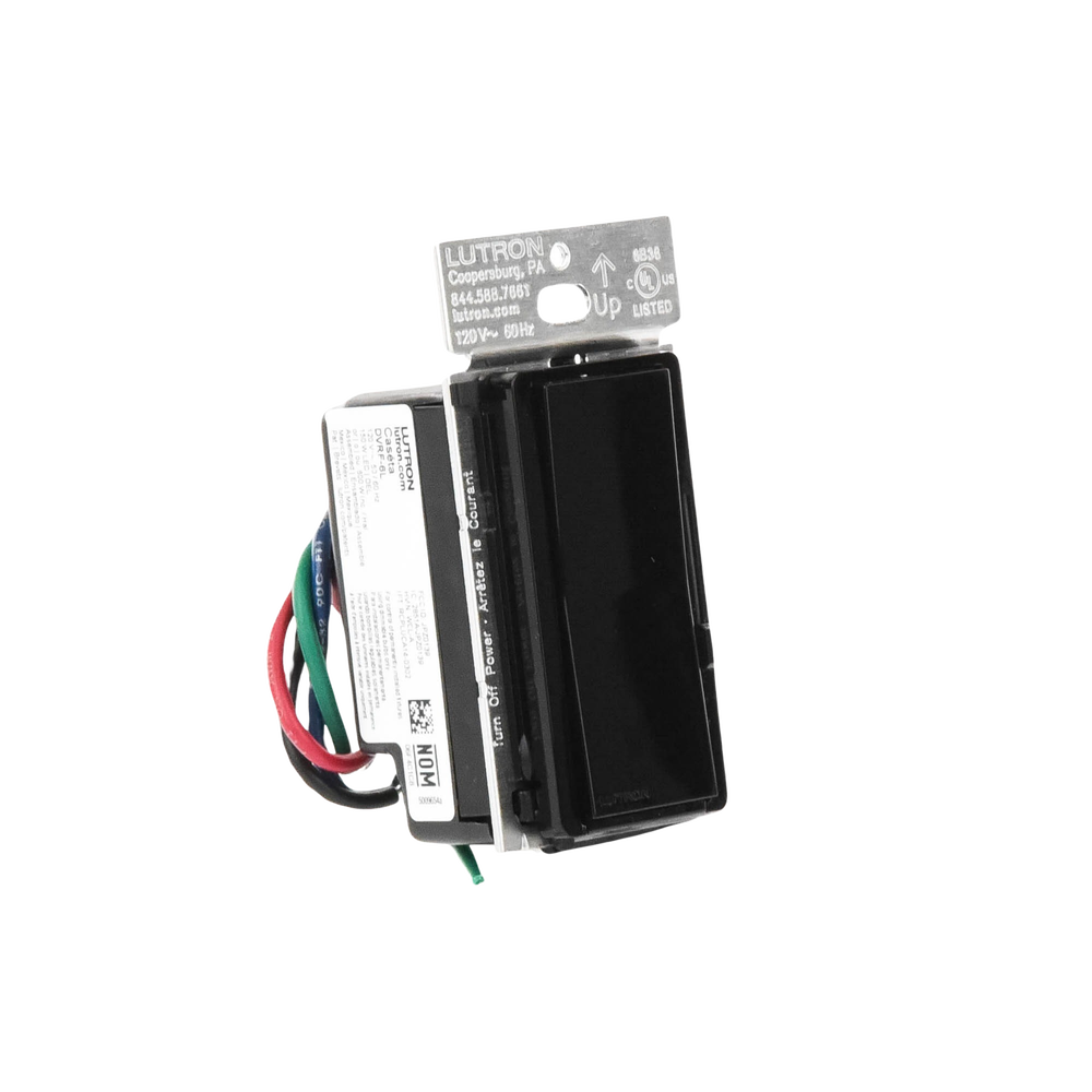 (Caseta Wireless) Atenuador de pared. Aumenta/Disminuye Intensidad de Iluminación.  No requiere cable neutro. 150W LED / 600W INC/HAL