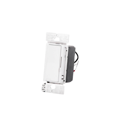 (Caseta Wireless) DIVA Atenuador de pared. Aumenta/Disminuye Intensidad de Iluminación.  No requiere cable neutro. 150W LED / 600W INC/HAL