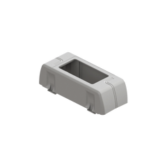 Porta equipamiento linea X rectangular para canaleta DX10000.00