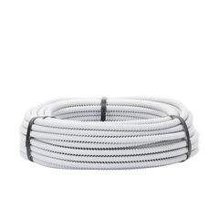 Tuberia flexible (Vaina) diflex, PVC Auto-extinguible, de 10 mm, rollo de 30 m