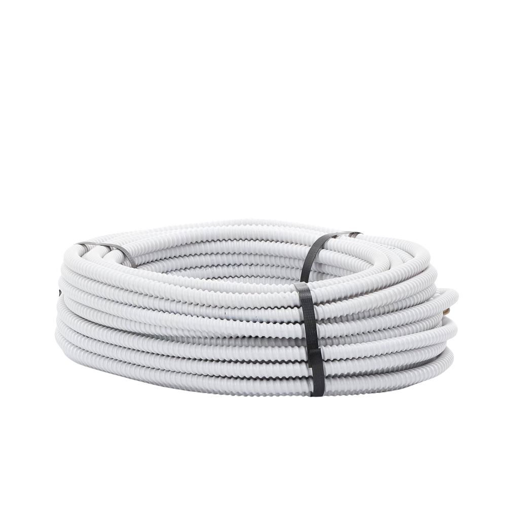 Tuberia flexible (Vaina) diflex, PVC Auto-extinguible, de 10 mm, rollo de 30 m