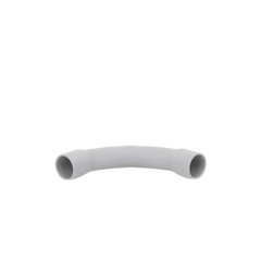 Curva de radio estrecho para tubería rígida, recomendado para cables de datos, PVC Auto-extinguible, de 16 mm