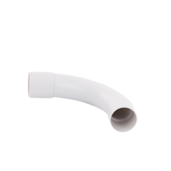 Curva de radio estrecho para tubería rígida, recomendado para cables de datos, PVC Auto-extinguible, de 32 mm