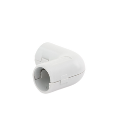 Unión en "L" (Codo) para tubería rígida, recomendado para cable eléctrico, PVC Auto-extinguible, de 16 mm