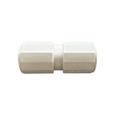 Manguito / Cople Morbidx IP67 libre de halógenos para unir tubería rígida de 20 mm (3/4) permite una instalación hermética no necesita pegamento