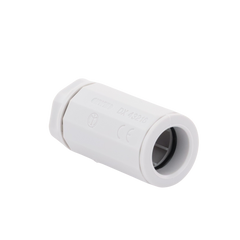 Conector de tubería rígida a caja (Racor), PVC Auto-extinguible, de 16 mm
