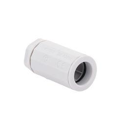 Conector de tubería rígida a caja (Racor), PVC Auto-extinguible, de 16 mm