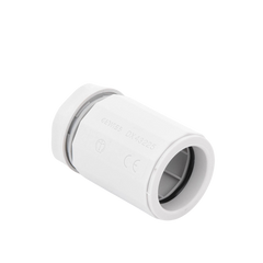Conector de tubería rígida a caja (Racor), PVC Auto-extinguible, de 25 mm