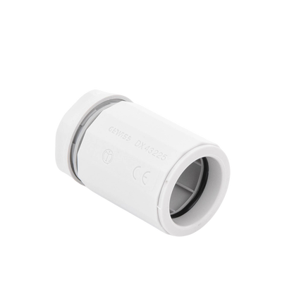 Conector de tubería rígida a caja (Racor), PVC Auto-extinguible, de 25 mm