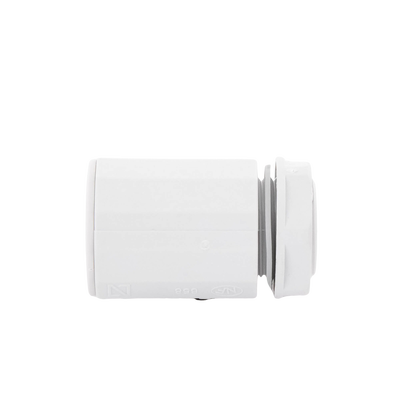 Conector de tubería rígida a caja (Racor), PVC Auto-extinguible, de 25 mm