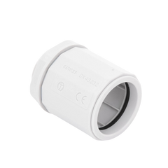 Conector de tubería rígida a caja (Racor), PVC Auto-extinguible, de 32 mm