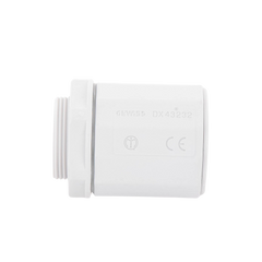 Conector de tubería rígida a caja (Racor), PVC Auto-extinguible, de 32 mm