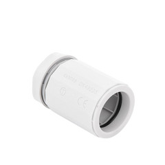 Conector de tubería rígida a caja (Racor), PVC Auto-extinguible, de 50 mm