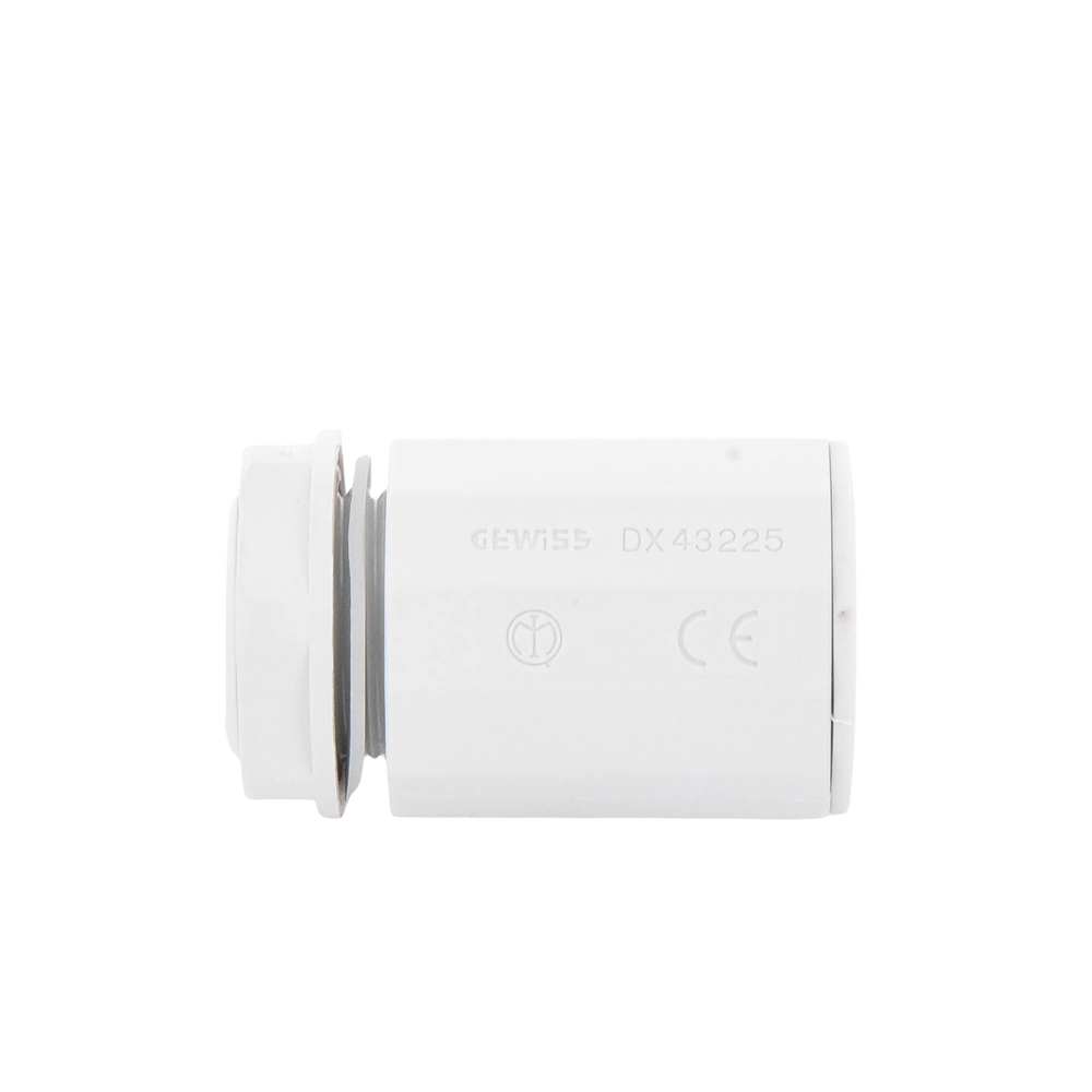 Conector de tubería rígida a caja (Racor), PVC Auto-extinguible, de 50 mm