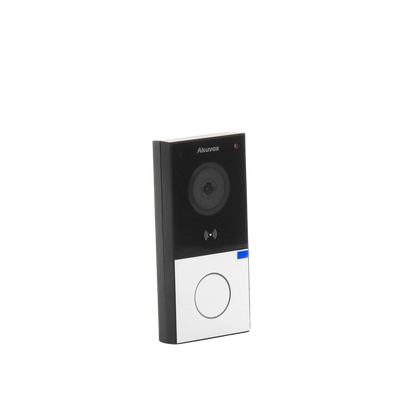 DOORBELL / WIFI / 100% en la Nube / POE / Bluetooth / NFC / Lector de Tarjetas MIFARE / Notificación en APP /  Llamada Telefónica / SIP / ONVIF / IP65 / Cámara 2 MP / Botón con Iluminación / Control de 1 Puerta