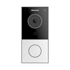 DOORBELL / WIFI / 100% en la Nube / POE / Bluetooth / NFC / Lector de Tarjetas MIFARE / Notificación en APP /  Llamada Telefónica / SIP / ONVIF / IP65 / Cámara 2 MP / Botón con Iluminación / Control de 1 Puerta