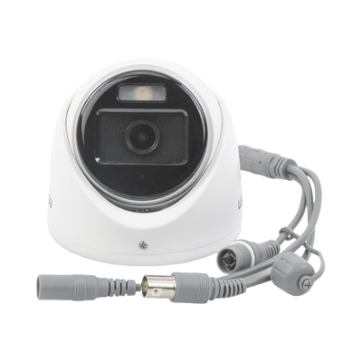 [ColorVu] Turret TURBOHD 3K (5 Megapixel) / Lente 2.8 mm / Micrófono Integrado / Imagen a Color 24/7 / 20 mts Luz Blanca / Exterior IP67 / dWDR / 4 Tecnologías