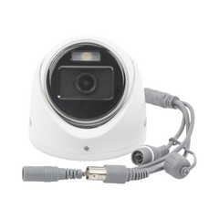 [ColorVu] Turret TURBOHD 3K (5 Megapixel) / Lente 2.8 mm / Micrófono Integrado / Imagen a Color 24/7 / 20 mts Luz Blanca / Exterior IP67 / dWDR / 4 Tecnologías