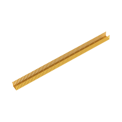 Canaleta Ranurada de PVC sin Tapa, Fiber-Duct™, 4 in de Ancho, 4 in de Alto y 1828.8 mm de Largo, Color Amarillo