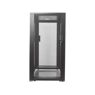 Gabinete Profesional de Telecomunicaciones, de Piso, 24 UR, 600 mm de Ancho y 1070 mm de Profundidad, Color Negro
