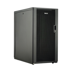 Gabinete Profesional de Telecomunicaciones, de Piso, 24 UR, 600 mm de Ancho y 1070 mm de Profundidad, Color Negro