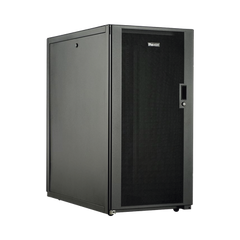 Gabinete Profesional de Telecomunicaciones, de Piso, 24 UR, 600 mm de Ancho y 1070 mm de Profundidad, Color Negro
