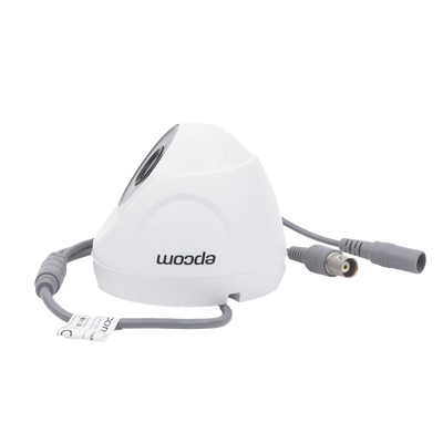 Eyeball TURBOHD 2 Megapixel (1080p) / Gran Angular 103° / Lente 2.8 mm / EXIR Inteligente 20 mts / Interior / TVI-AHD-CVI-CVBS / dWDR
