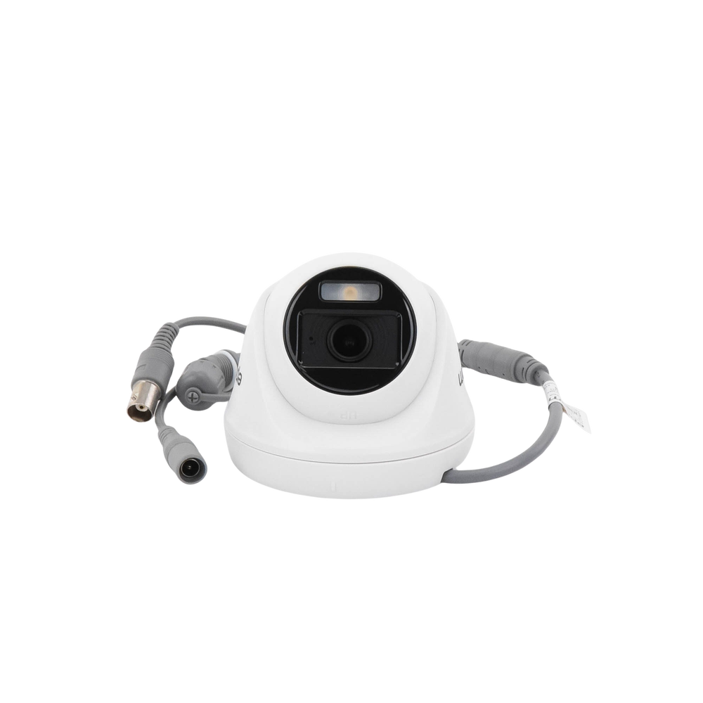 Turret TURBOHD 2 Megapíxel (1080p) / Imagen a color 24/7 / Lente 2.8 mm / Policarbonato / Luz Blanca 20 mts / Interior / Microfono Integrado / TVI-AHD-CVI-CVBS / dWDR