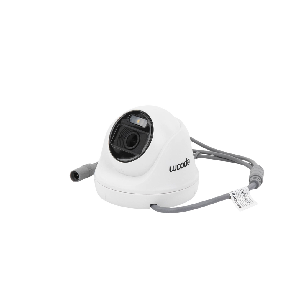 Turret TURBOHD 2 Megapíxel (1080p) / Imagen a color 24/7 / Lente 2.8 mm / Policarbonato / Luz Blanca 20 mts / Interior / Microfono Integrado / TVI-AHD-CVI-CVBS / dWDR