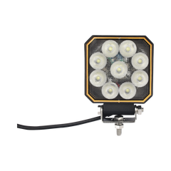 Luz de trabajo bluetooth, 9 LED, 1500 Lumenes, 12-24 Vcd