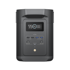 Estación de Energía Portátil de 980Wh Litio LFP / 10 Puertos AC 500 W (Max. 1000W) / 2 USB-C 100W / Cargador de Coche 10A a 12.6V / Conectividad WiFi y Bluetooth (App) / Carga Solar 500W Max.