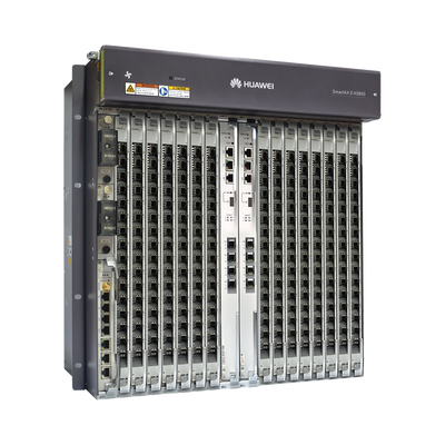 OLT GPON OptiXAccess Carrier Class con 1 tarjeta de 16 puertos GPON, 15 ranuras, 2 Fuentes de alimentación DC, 11 UR
