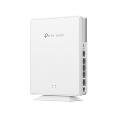 Punto de Acceso GPON Omada / WiFi 6 AX1800 / 1 puerto GPON / 1 Puerto FXS / 4 Puertos 10/100/1000 RJ45 / Wi-Fi 6 AX1800 / Mesh Omada / Configuración por Controlador o Stand-Alone / Para Montaje en Escritorio-Pared