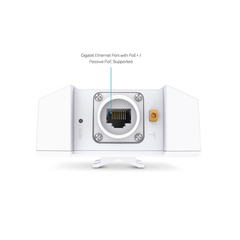 Punto de Acceso Omada Exterior-Interior / Wi-Fi 6 AX3000 MU-MIMO 2x2 / Mesh Omada / Alta Densidad de Usuarios / Configuración por Controlador o Stand-Alone / Para Montaje en Mástil/ Pared / Alimentación PoE+