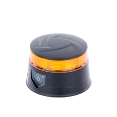 Baliza LED Recargable, Compacta y Discreta, Color Ámbar, Con Montaje Magnético y de Succión