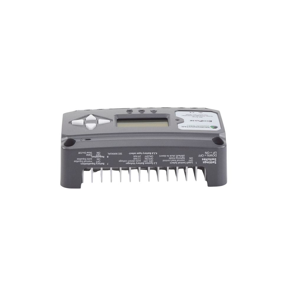 Controlador solar 12/24 Vcc  de 30 Amp. Con pantalla de medición