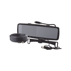 Sistema alámbrico de reversa con cámara y monitor de 4.3 pulgadas, Incluye cámara para placa de  170°