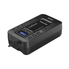 UPS de 650 VA/390 W, Topología Standby con Modo Ahorrador ECO, Entrada 120 Vca NEMA 5-15P, Con 8 Tomas NEMA 5-15R