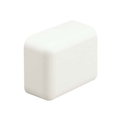 Tapa Final, para uso con canaleta LD10, material ABS, Color Blanco Mate