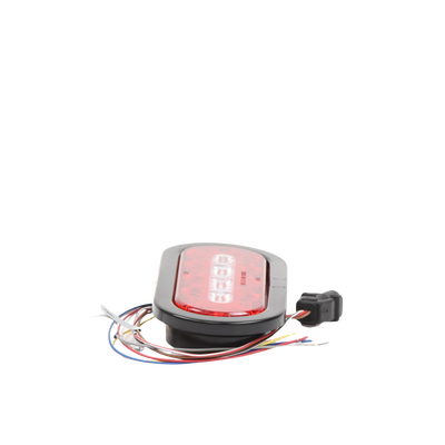Plafón Ovalado de 7.5" Para Camiones de Transporte, 18 LED Ultra Brillantes, Color Rojo/Claro/Ambar