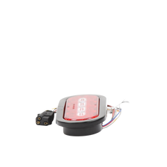 Plafón Ovalado de 7.5" Para Camiones de Transporte, 18 LED Ultra Brillantes, Color Rojo/Claro/Ambar