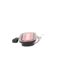 Plafón Ovalado de 7.5" Para Camiones de Transporte, 18 LED Ultra Brillantes, Color Rojo/Claro/Ambar
