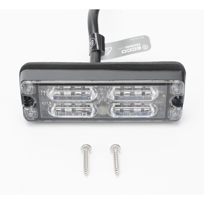 Luz Perimetral, 12 LED Ultra Brillantes, Color Rojo / Azul