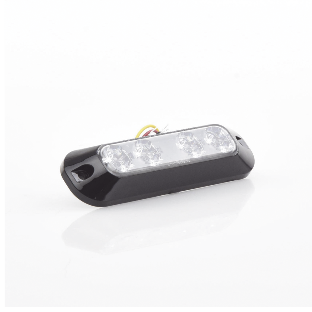 Luz Perimetral , 4 LEDs Ultra Brillantes, color Ambar