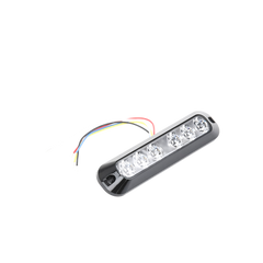 Luz Auxiliar Serie X3705, 6 LEDs Ultra Brillantes, color Rojo / Azul