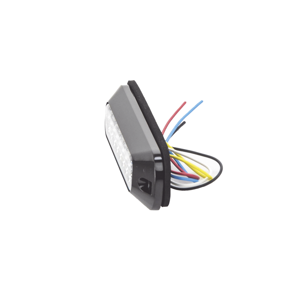 Luz Auxiliar Serie X3744, 8 LEDs Ultra Brillantes, color rojo claro.