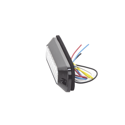 Luz Auxiliar Serie X3744, 8 LEDs Ultra Brillantes, color rojo claro.