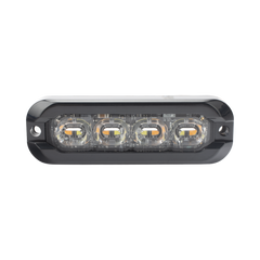 Luz perimetral , 8 LED Ultra Brillantes, Dual Color Ambar / Claro